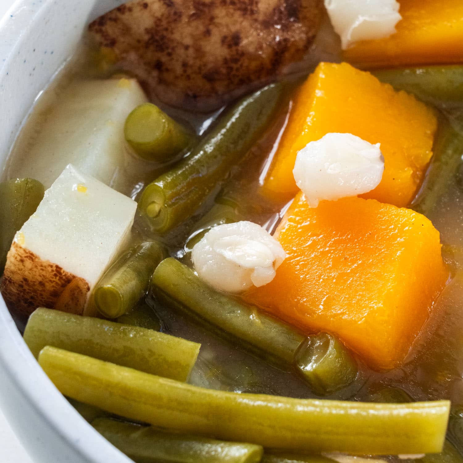 Wholesome Three Sisters Soup: 10-Minute Prep Vegan Slow Cooker Meal